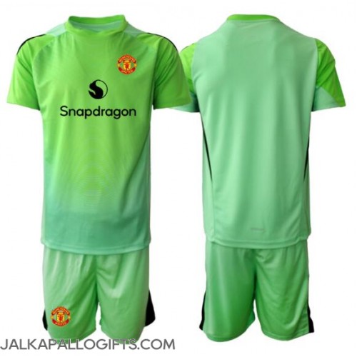 Manchester United Maalivahti Kolmas Peliasu Lasten 2025-26 Lyhythihainen (+ Lyhyet housut)